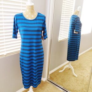 🆕 NWT LuLaRoe Julia Dress in Royal Blue